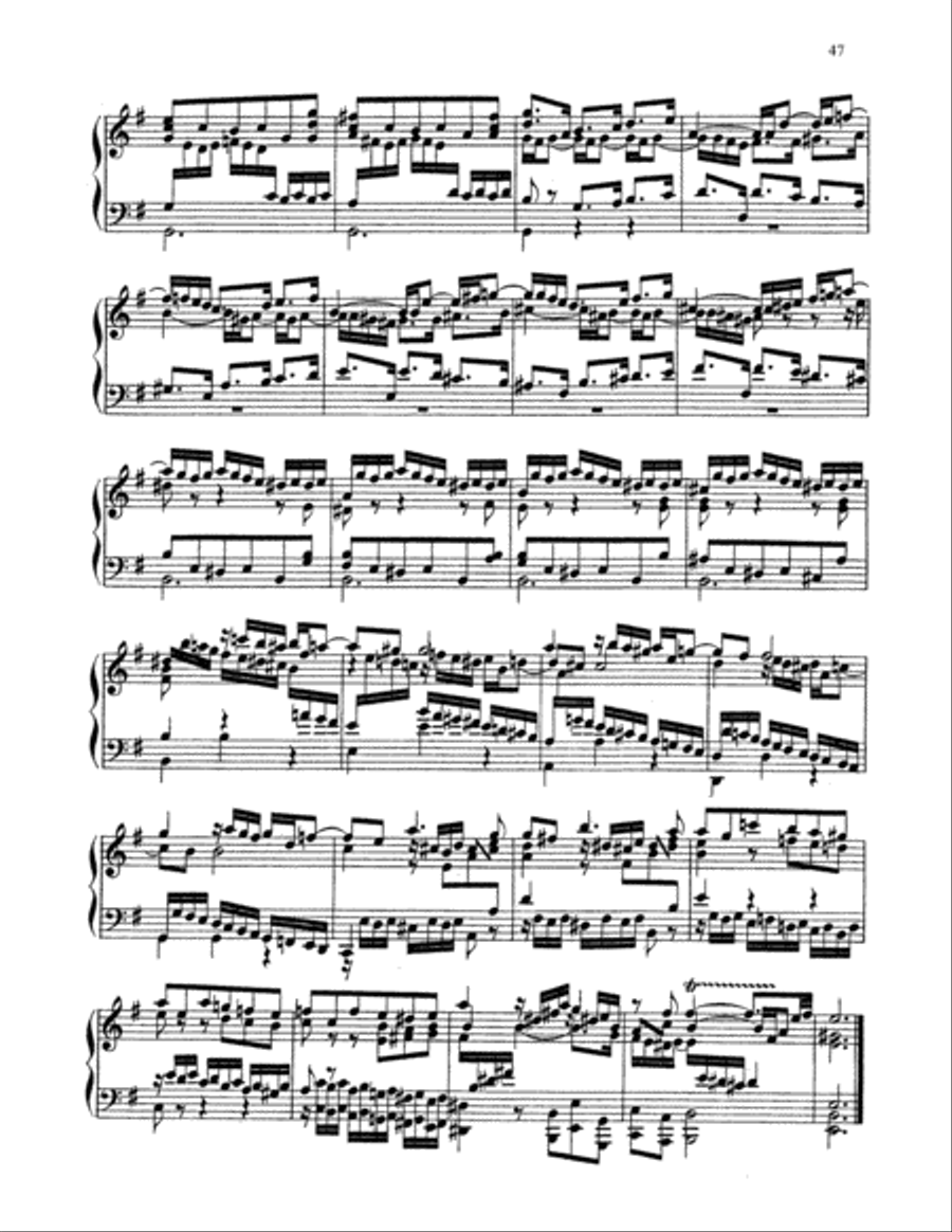 Bach: Six Organ Preludes and Fugues (Arr. Franz Liszt) Organ scores gallery preview page 6