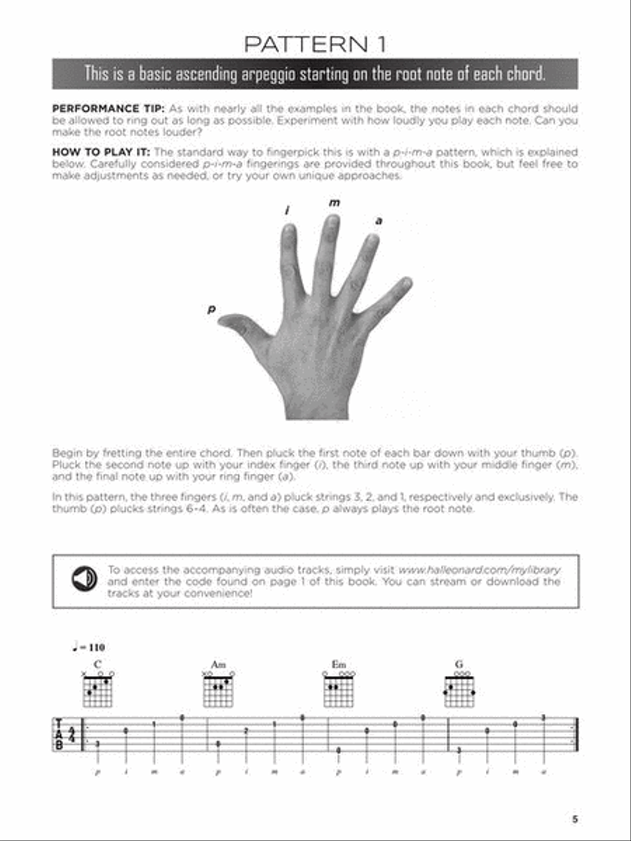 First 50 Fingerstyle Patterns You Should Play on Guitar Fingerpicking Guitar scores gallery preview page 3