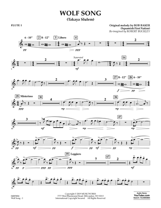 Wolf Song (Takaya Slulem) - Flute 1