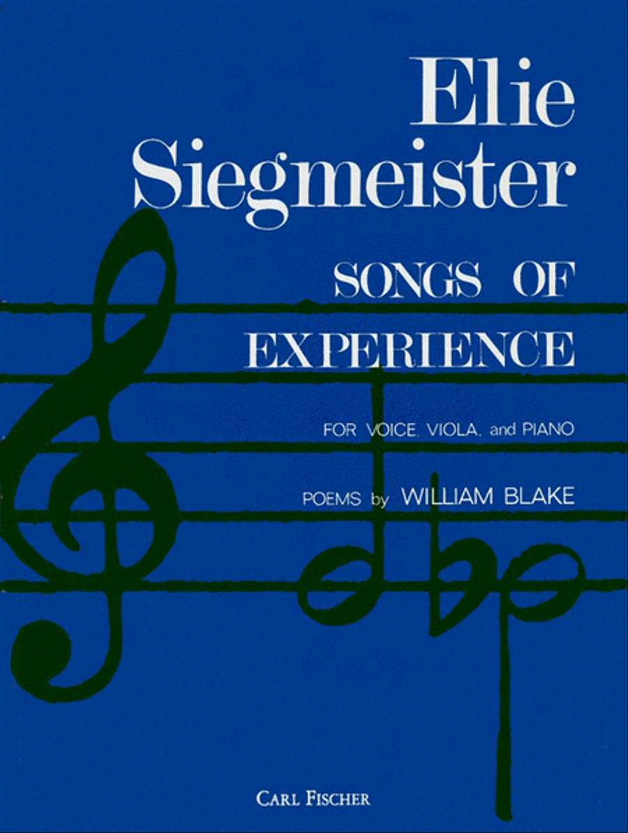 Songs of Experience Tenor Voice scores gallery preview page 1