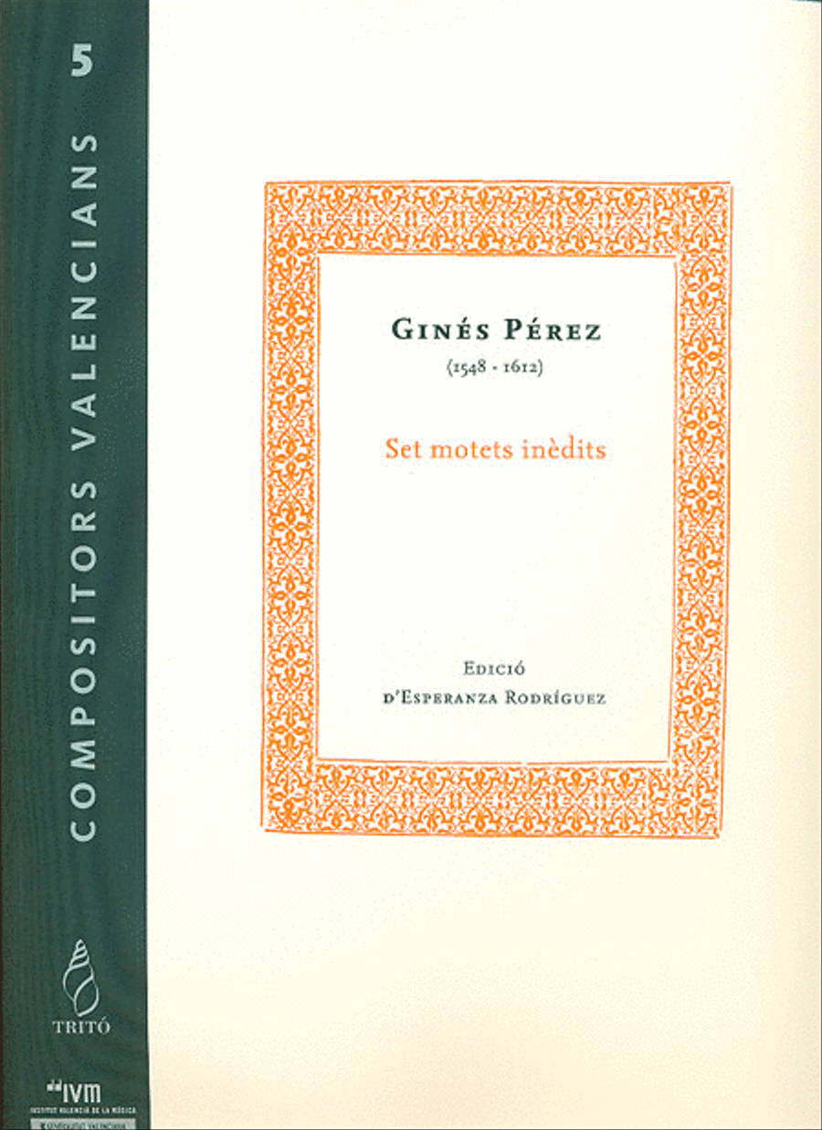 Set motets inèdits 4-Part scores gallery preview page 1
