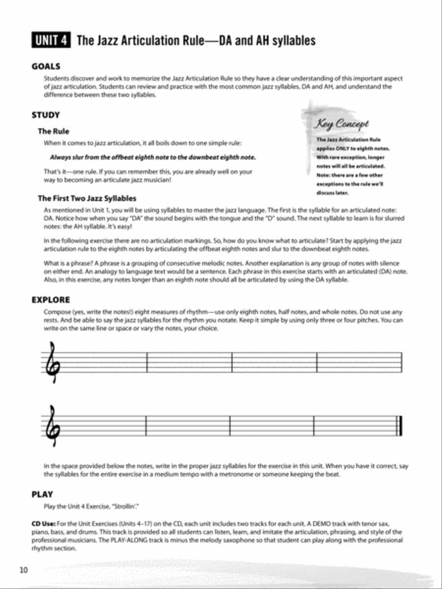 The Articulate Jazz Musician Jazz Ensemble scores gallery preview page 10