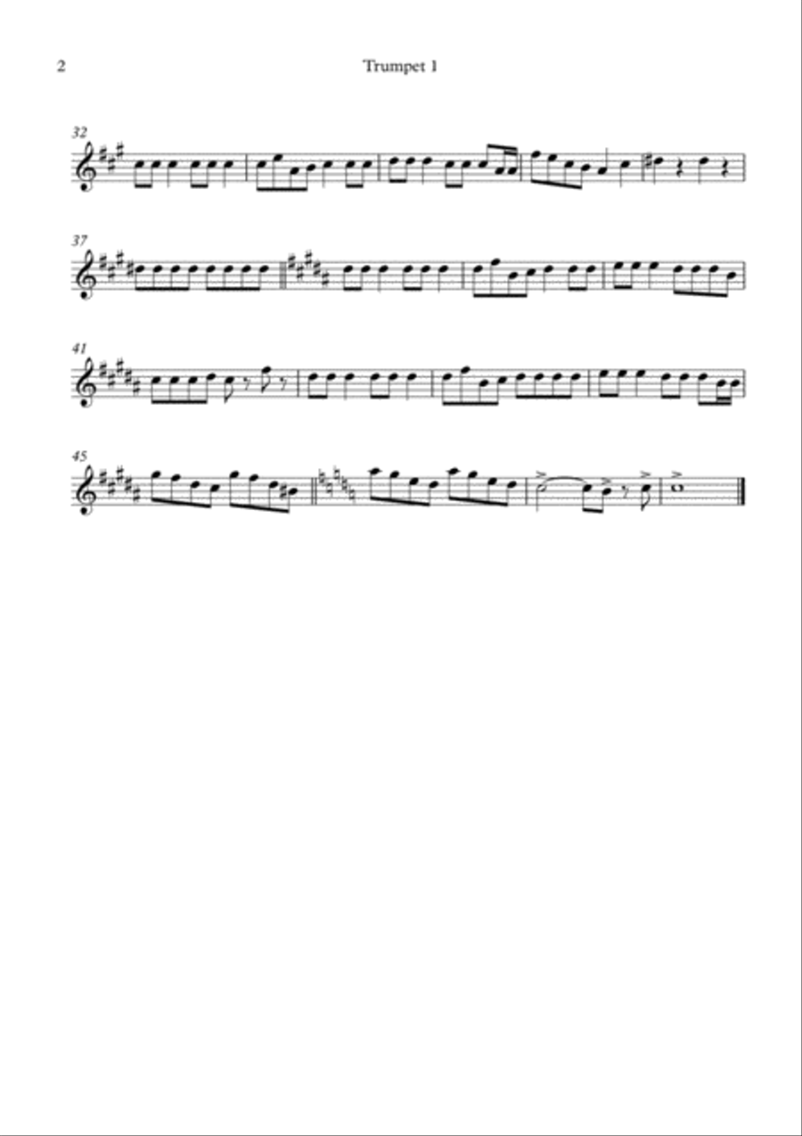 JINGLE BELL JINGLE ALL THE WAY (BRASS ENSEMBLE) Brass Ensemble scores gallery preview page 4