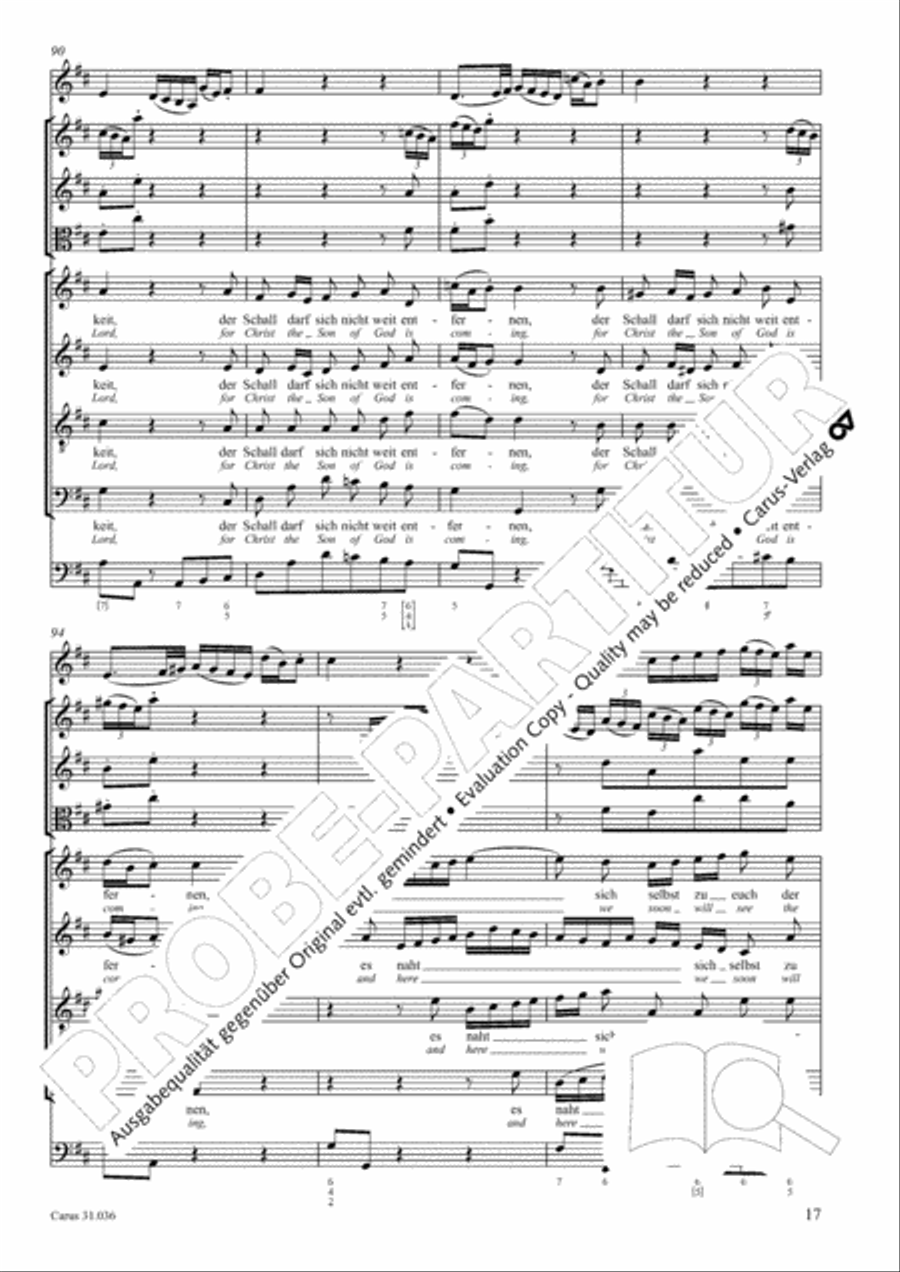 Up joyous raise your song (Schwingt freudig euch empor) 4-Part scores gallery preview page 18