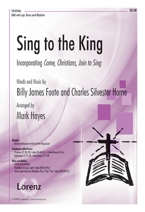 Book cover for Sing to the King