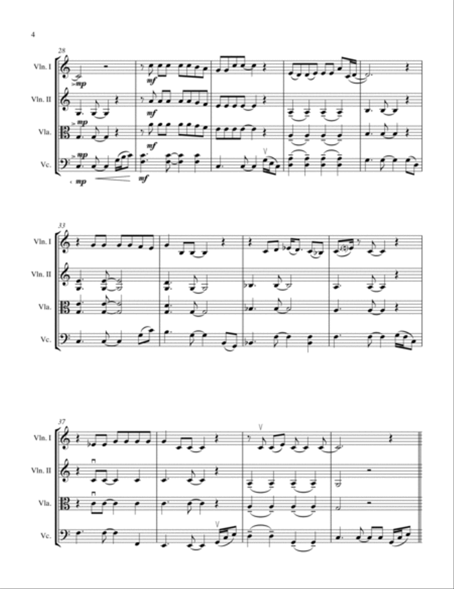 Make You Feel My Love String Trio scores gallery preview page 6