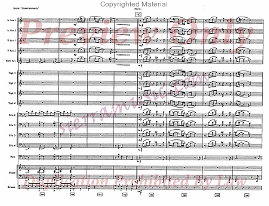 Stolen Moments Big Band scores gallery preview page 19