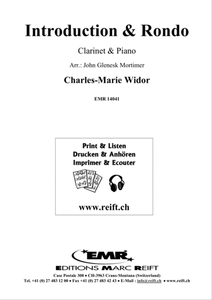 Introduction & Rondo Clarinet Solo scores gallery preview page 2