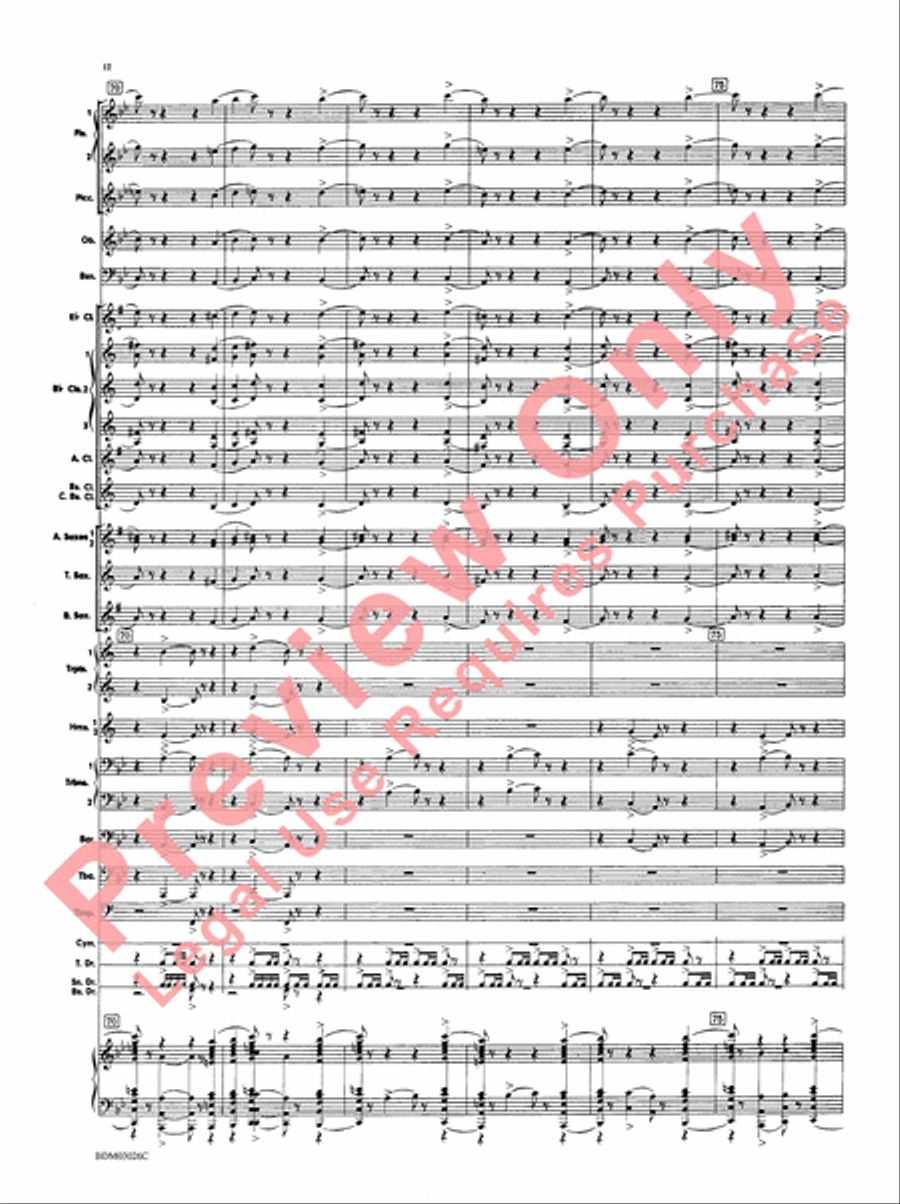 Festivo - Cs Festivo - Cs Concert Band scores gallery preview page 15