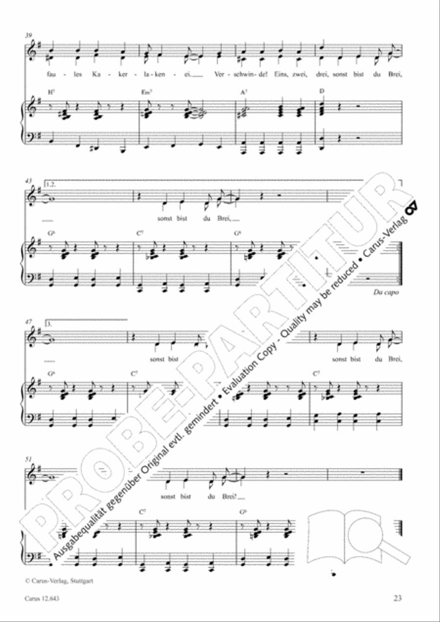 Gruselsongs, Band 1 Score scores gallery preview page 24
