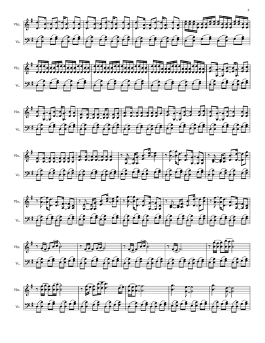 Comptine D Ete N 2 String Duet scores gallery preview page 3