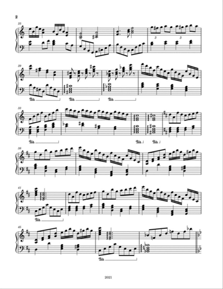 Knowing Someone Special Piano Solo scores gallery preview page 2