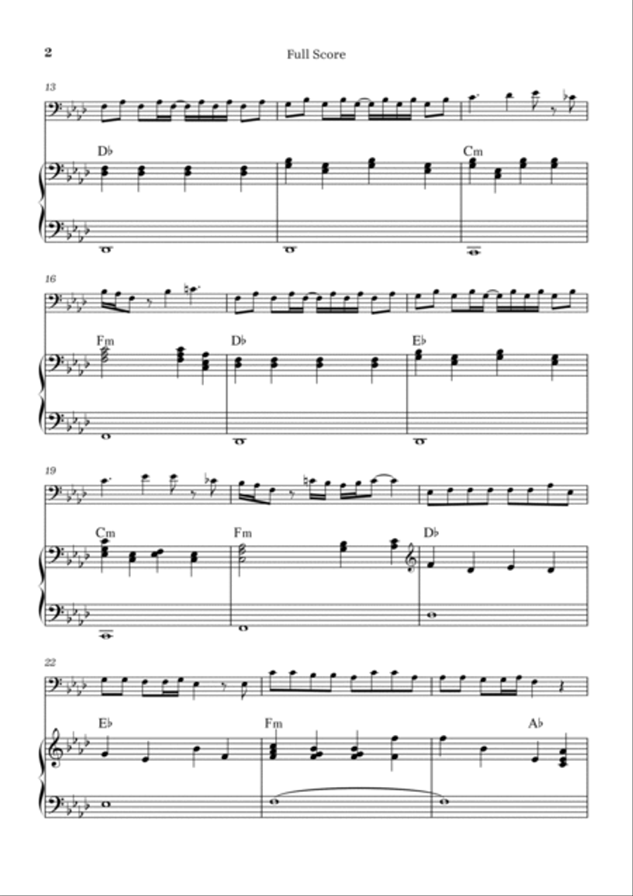 Peaches Bassoon scores gallery preview page 2