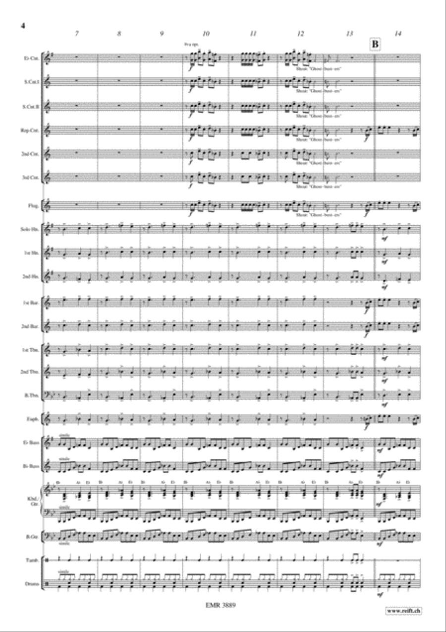 Ghostbusters Brass Band scores gallery preview page 5