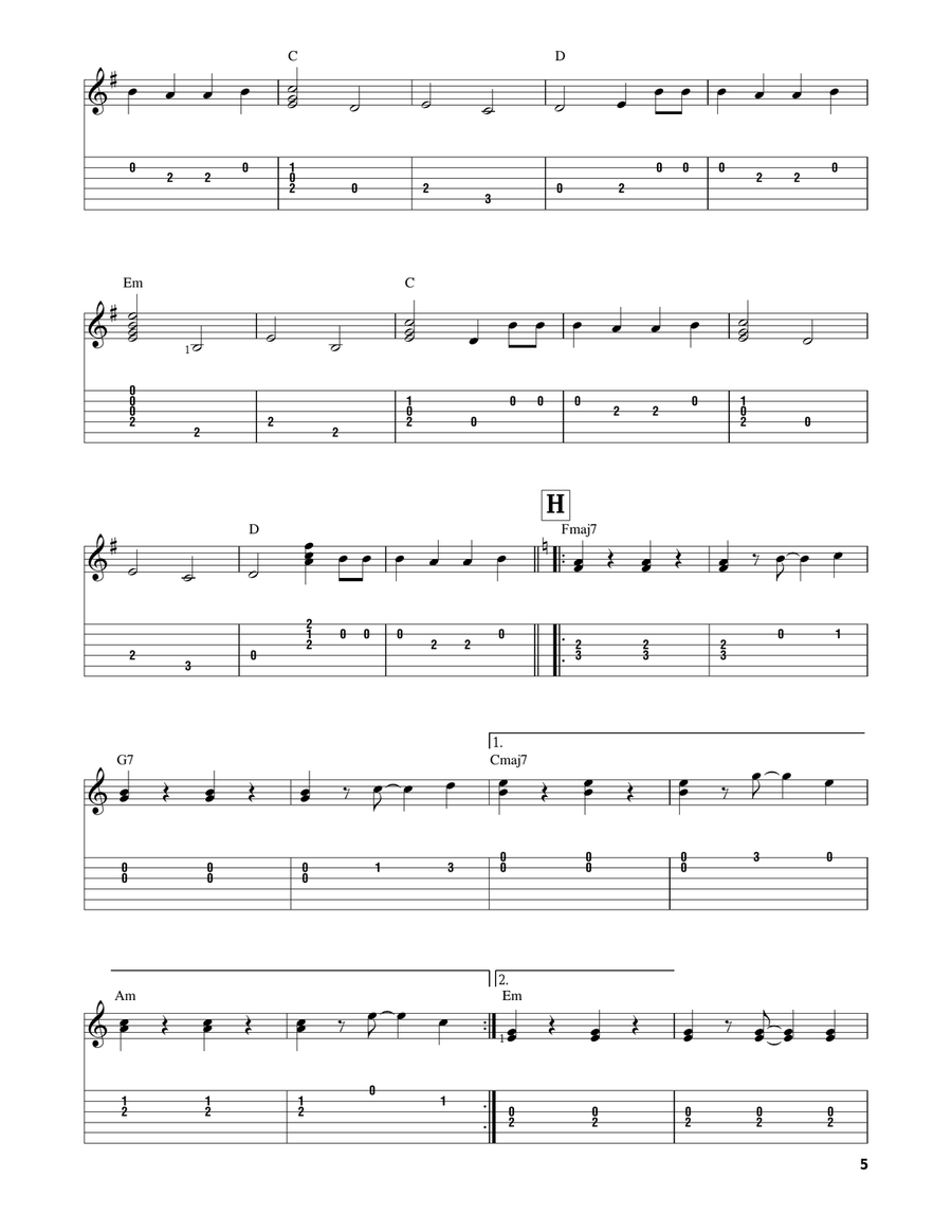 Epilogue Epilogue Acoustic Guitar scores gallery preview page 5