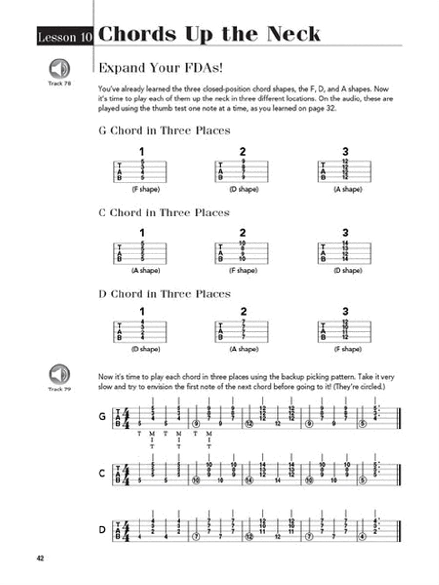 Play Banjo Today! Level One Guitar Tablature scores gallery preview page 6