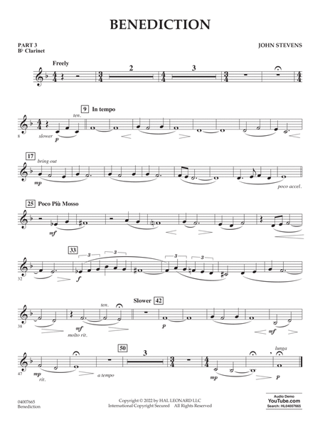 Benediction - Pt.3 - Bb Clarinet