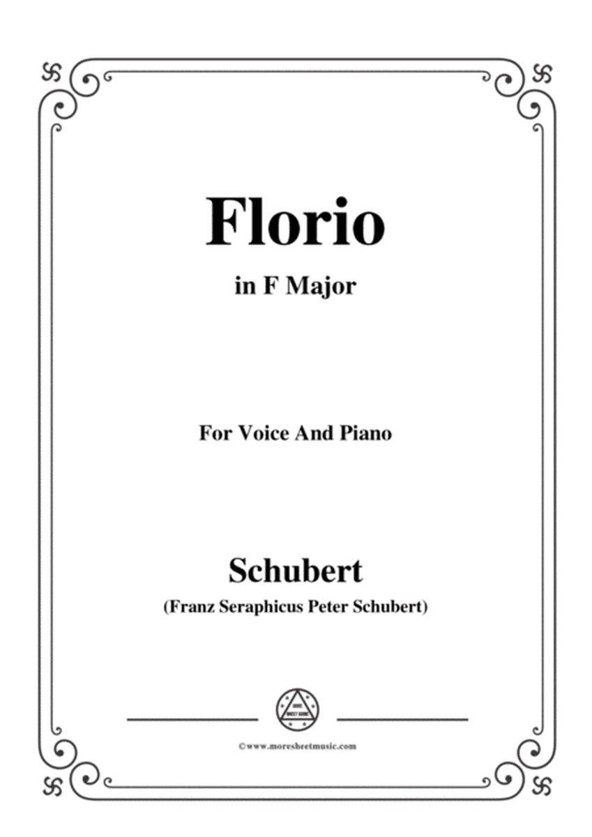 Schubert-Florio,Op.124 No.2,in F Major,for Voice&Piano image number null