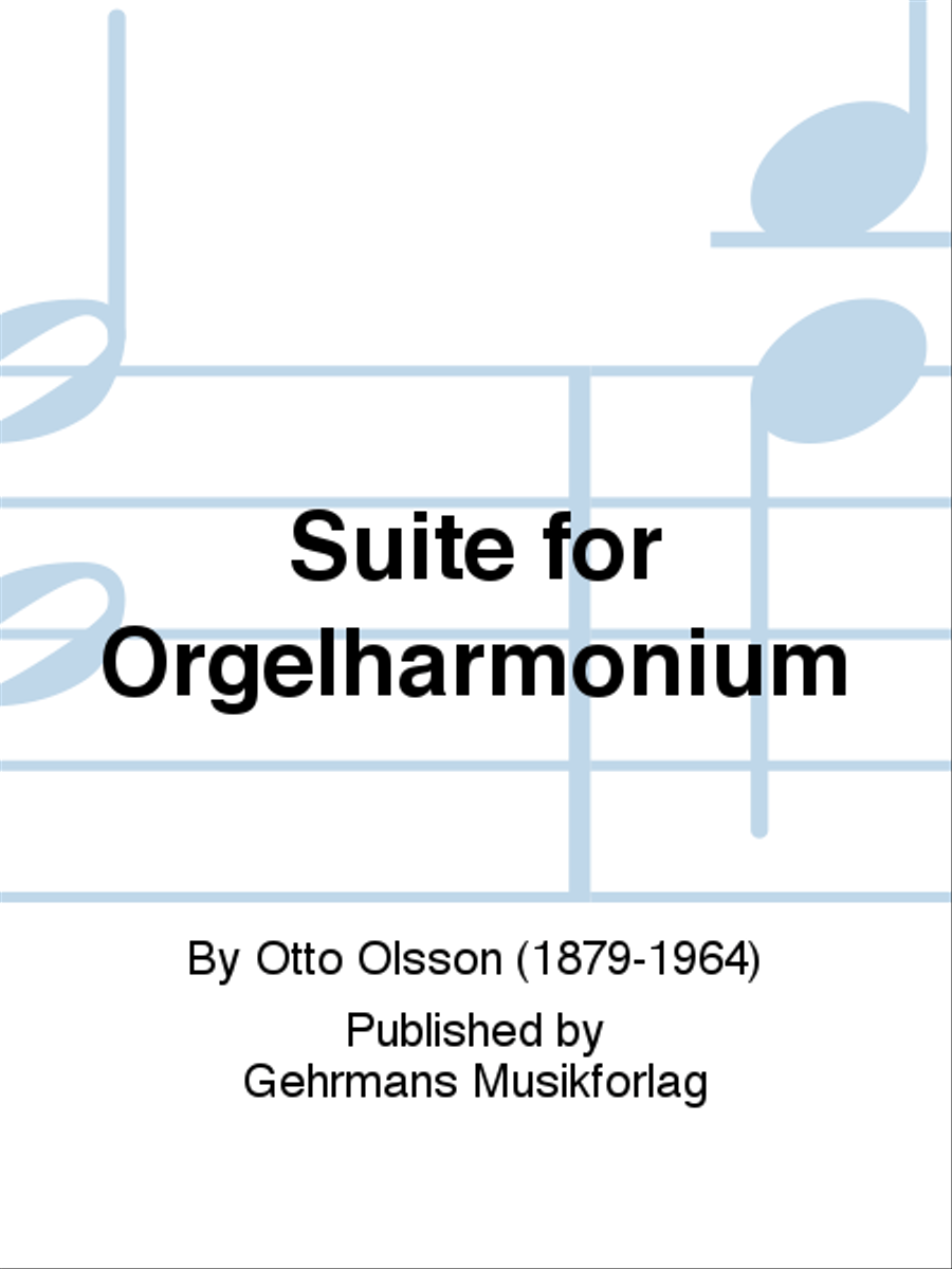 Suite for Orgelharmonium Harmonium scores gallery preview page 1