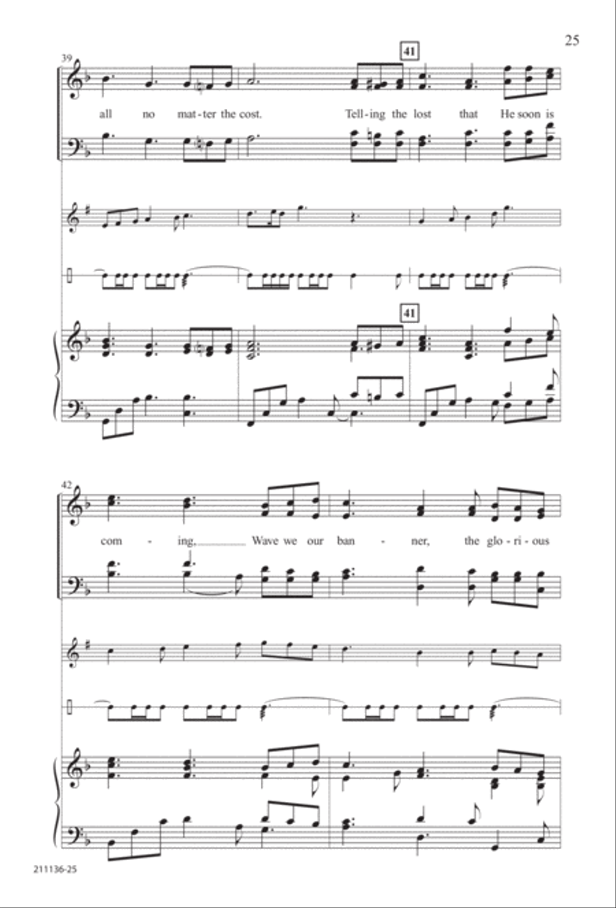Marching to Zion 4-Part scores gallery preview page 31