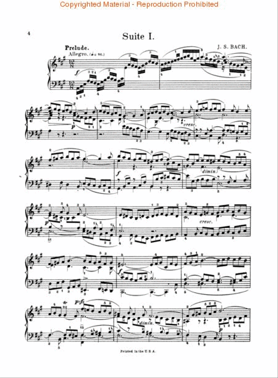English Suites – Book 1 Piano Solo scores gallery preview page 2