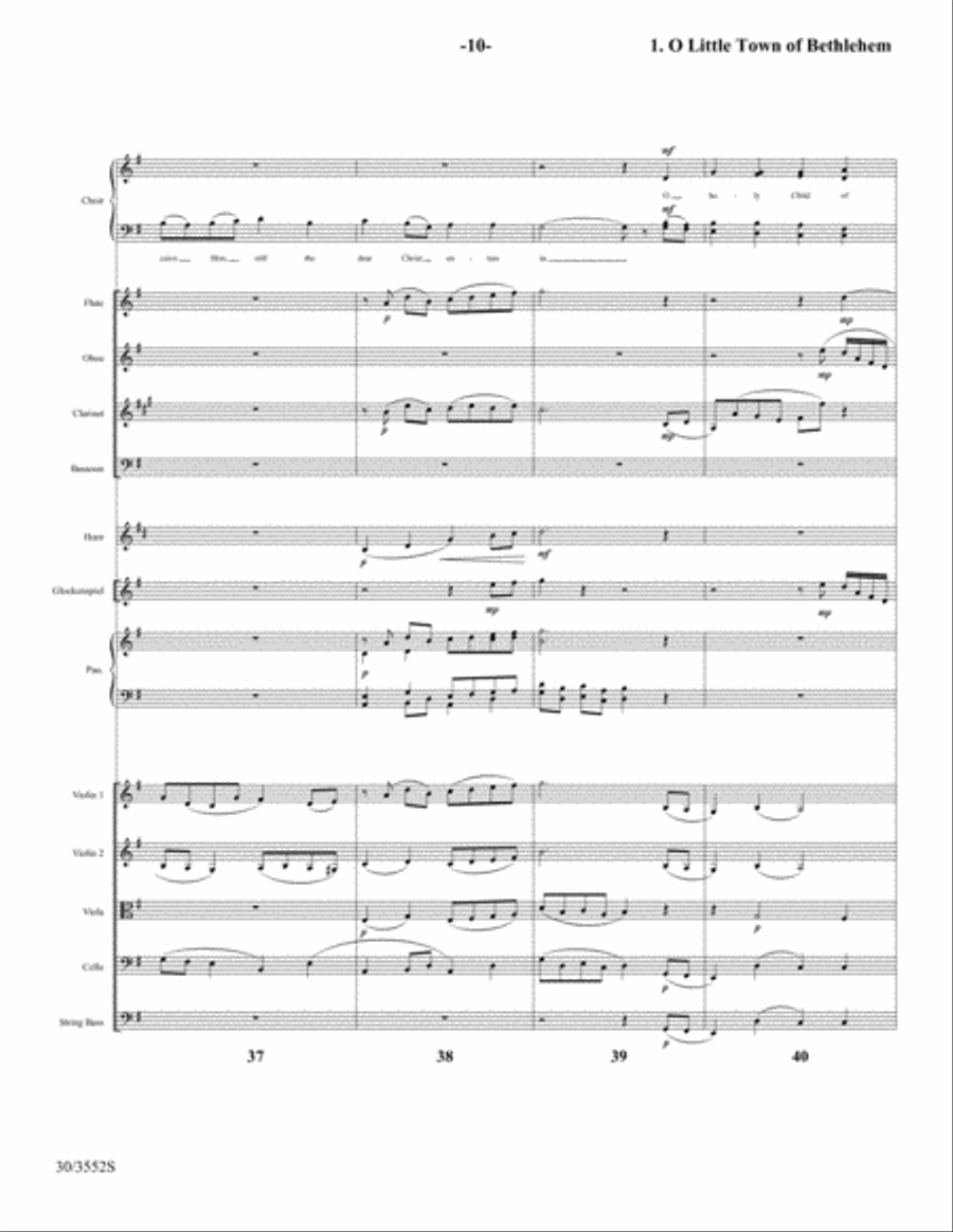 Come Now to Bethlehem - Score and Parts plus CD with Printable Parts Choir scores gallery preview page 12
