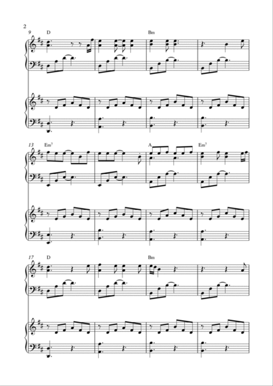 Snowman Snowman Easy Piano scores gallery preview page 2