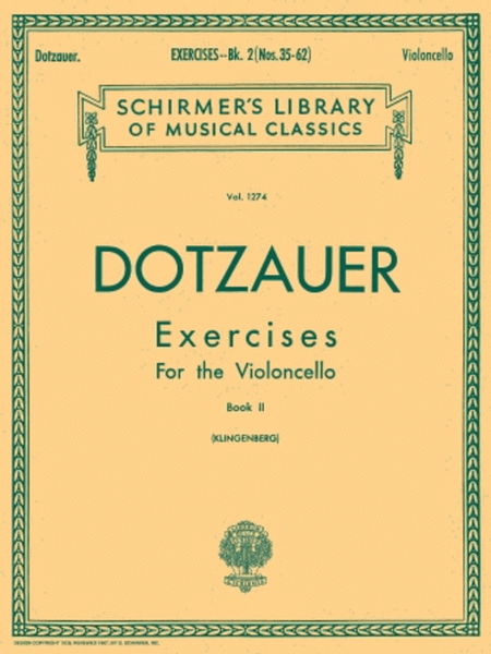 Exercises for Violoncello – Book 2