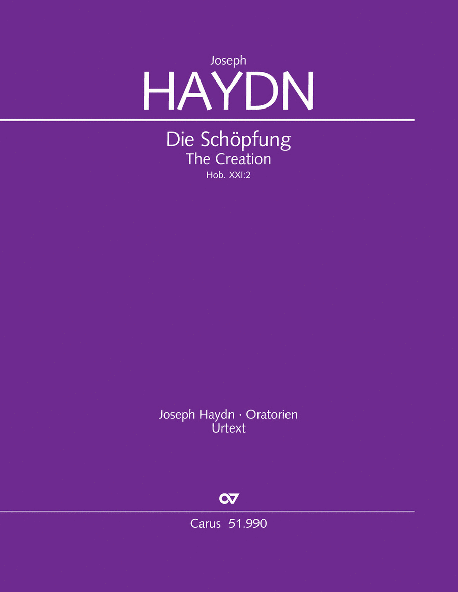 The Creation (Die Schopfung) 4-Part scores gallery preview page 1