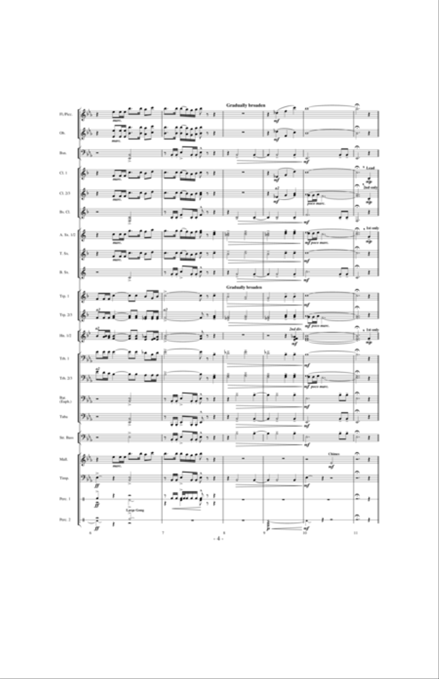Crown Him With Many Crowns Concert Band scores gallery preview page 3