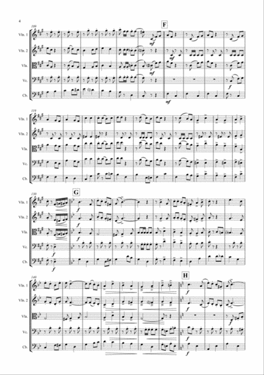 Bella Ciao - Italian Classic - String Orchestra String Orchestra scores gallery preview page 4
