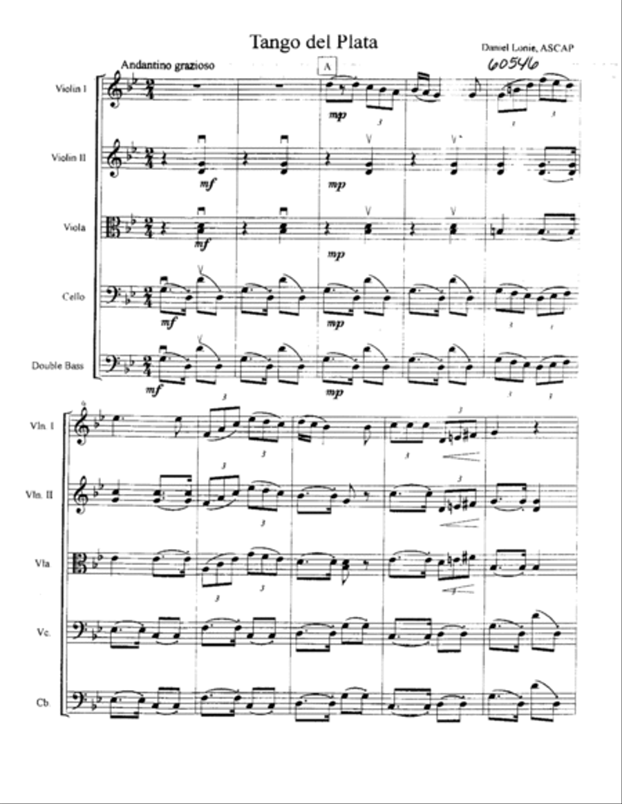 Tango del Plata Tango del Plata Orchestra scores gallery preview page 2