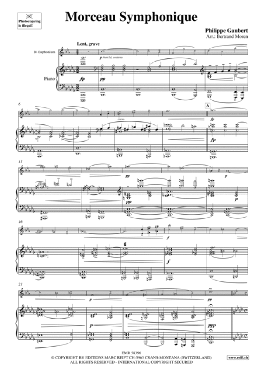 Morceau Symphonique Morceau Symphonique Euphonium scores gallery preview page 4