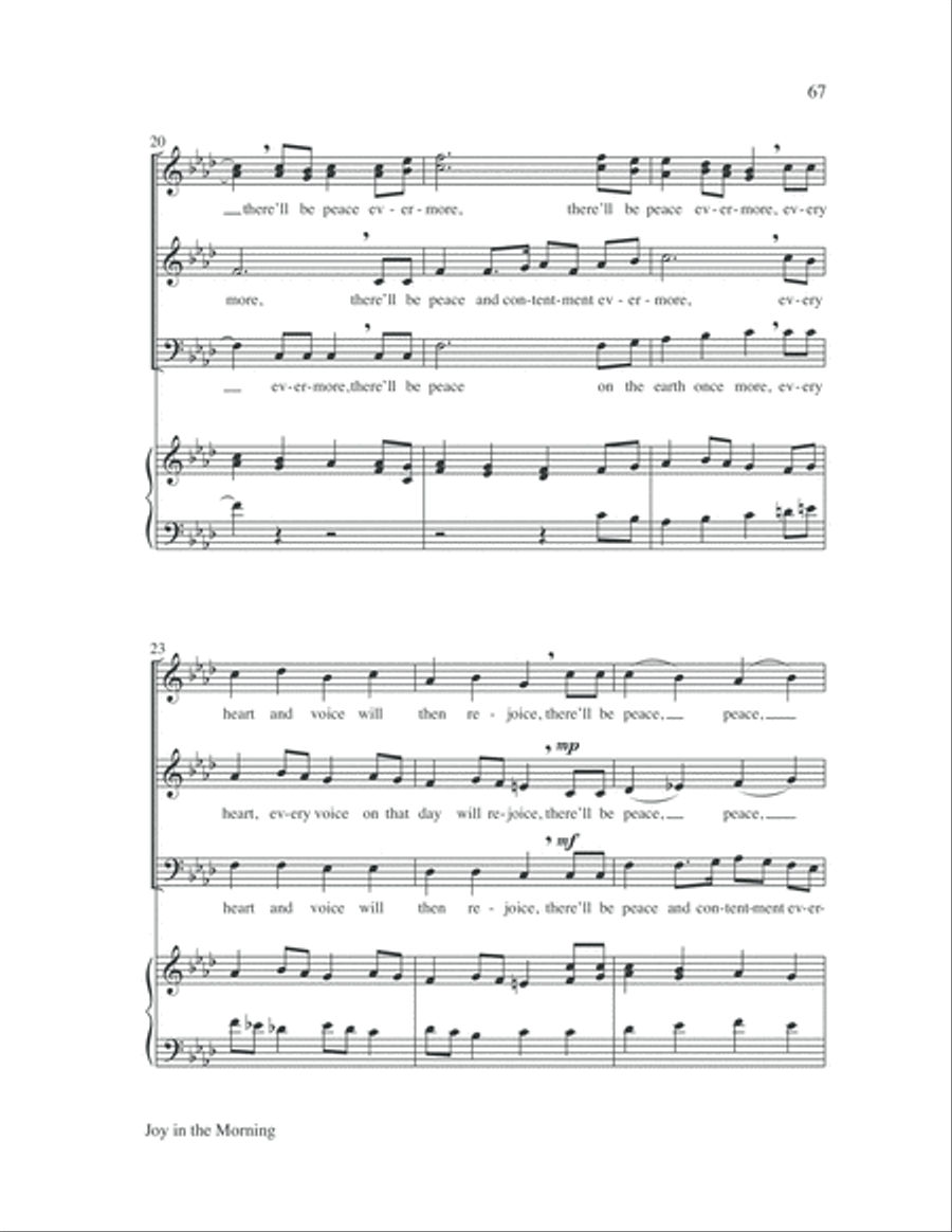 Easy Anthems, Vol. 4 Easy Anthems, Vol. 4 3-Part scores gallery preview page 68
