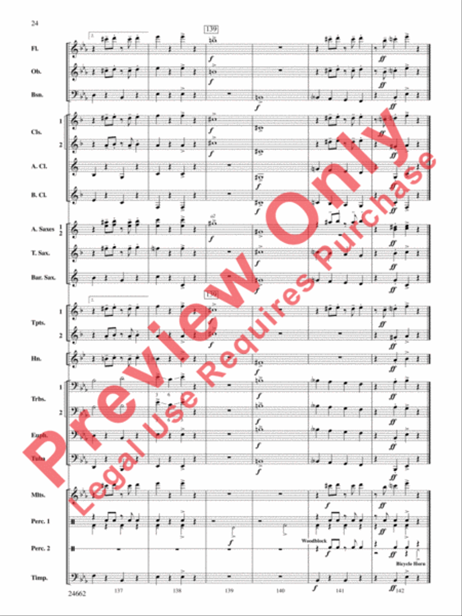 Timber City Trilogy Timber City Trilogy Concert Band scores gallery preview page 25