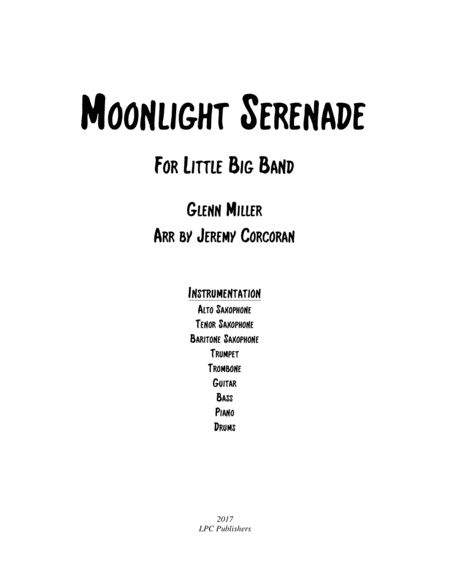 Moonlight Serenade for Little Big Band image number null