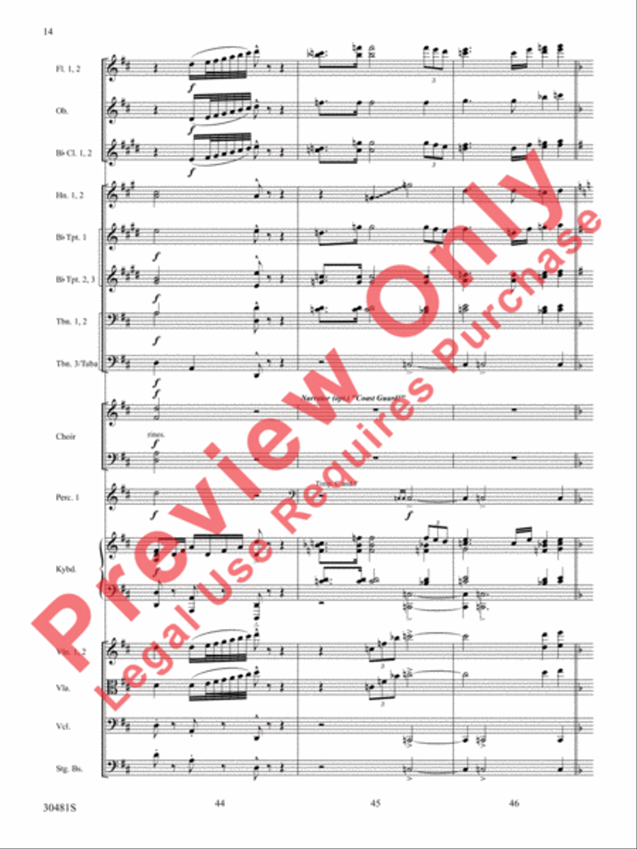 A Tribute to the Armed Services (A Medley) Choir scores gallery preview page 15