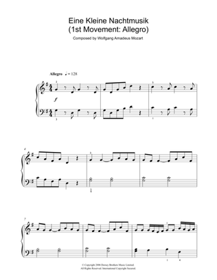 Allegro from Eine Kleine Nachtmusik K525
