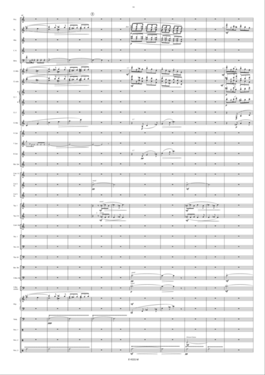 Noces de Cendres Concert Band scores gallery preview page 13