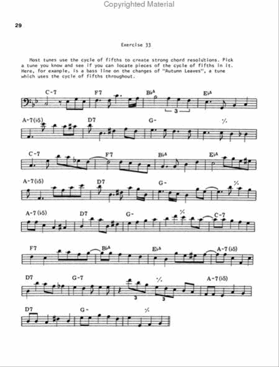 Improvisor's Bass Method Bass Guitar scores gallery preview page 4