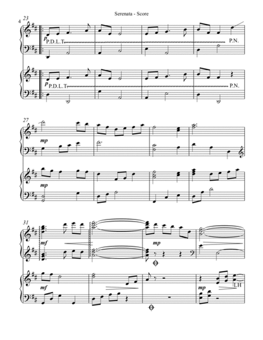 Serenata, Op. 6, No 1, Harp Duet image number null