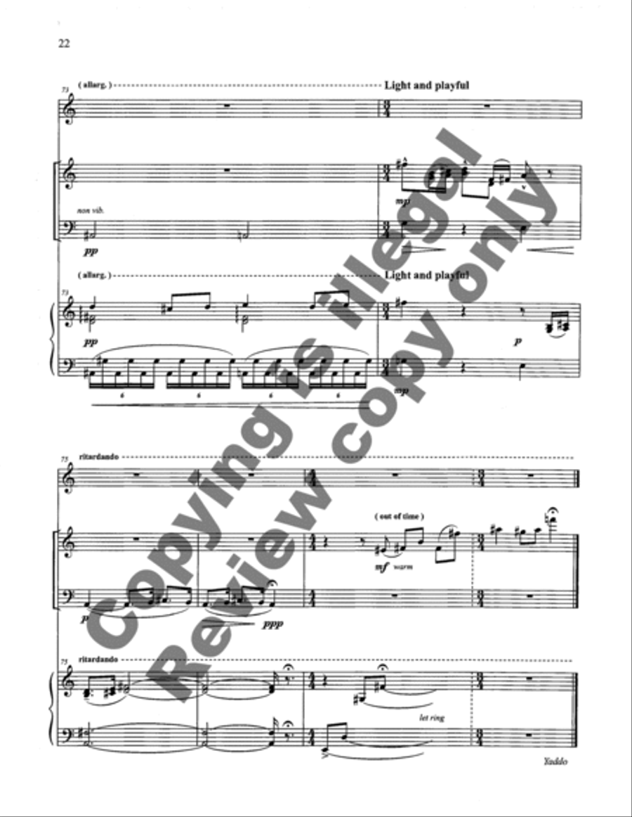 River of the Trunk High Voice scores gallery preview page 12