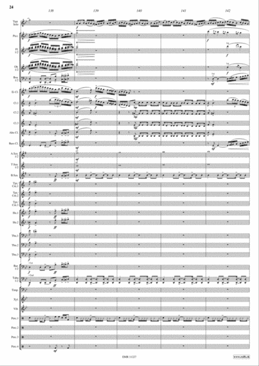 Voyages Voyages Concert Band scores gallery preview page 24