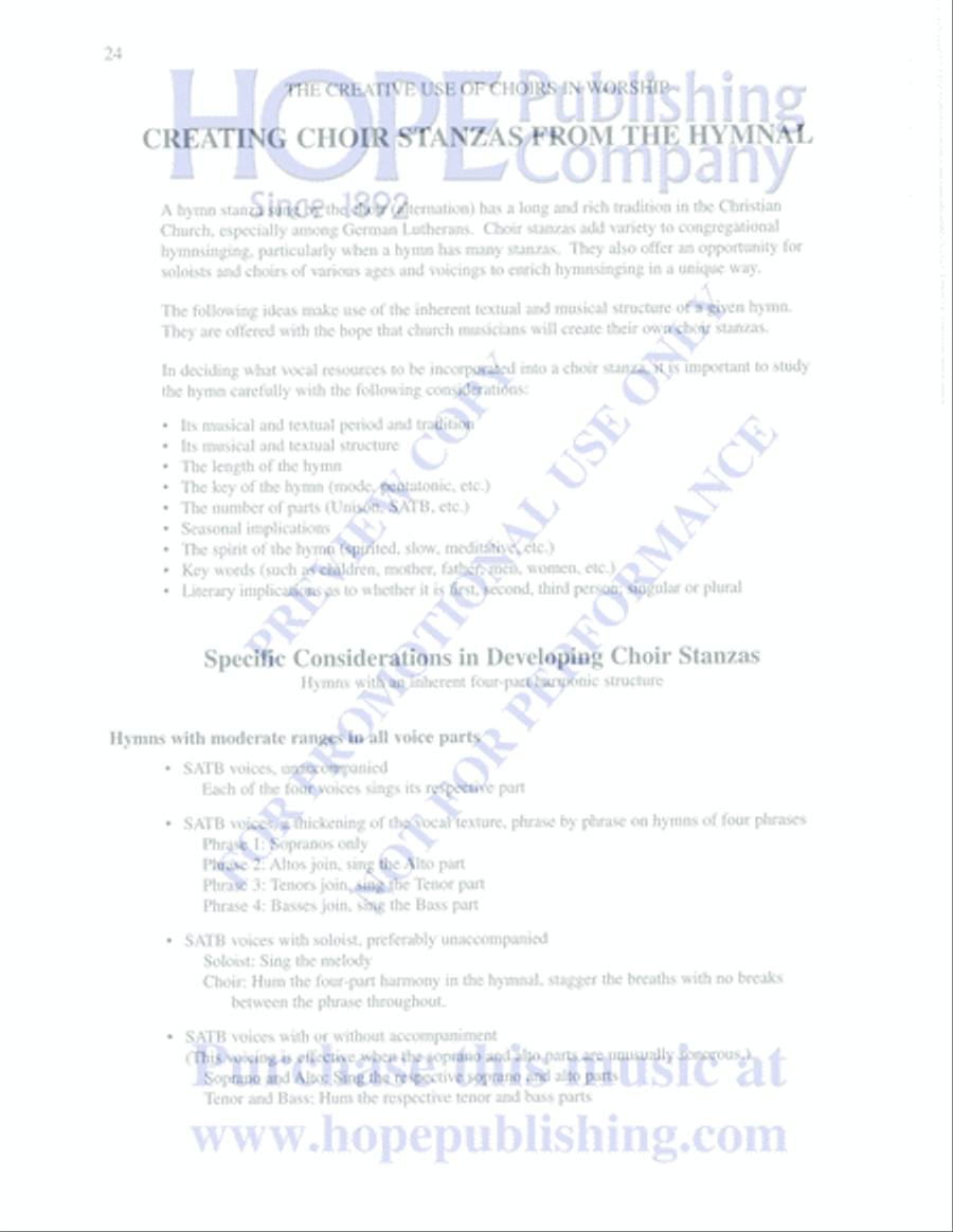 Practical Guide to Arranging Music for Organ, Choir, Handbells & Other Instrumen Choir scores gallery preview page 25