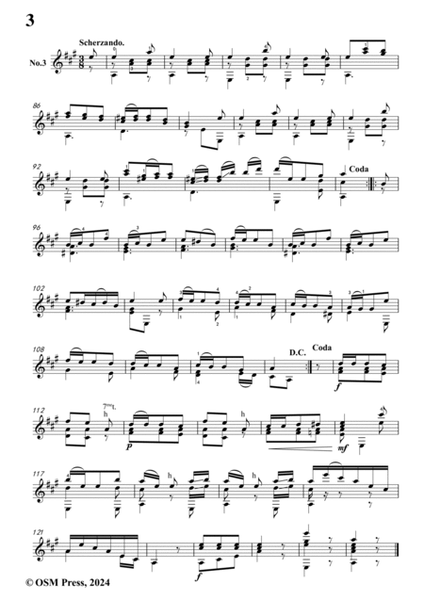 Coste-Feuilles d'Automne(Douze Valse),Op.41,for Guitar image number null