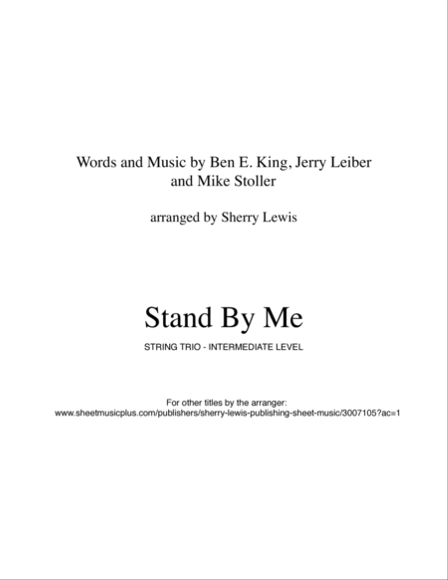 Stand By Me String Trio scores gallery preview page 2
