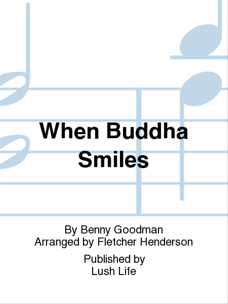 When Buddha Smiles When Buddha Smiles Big Band scores gallery preview page 1