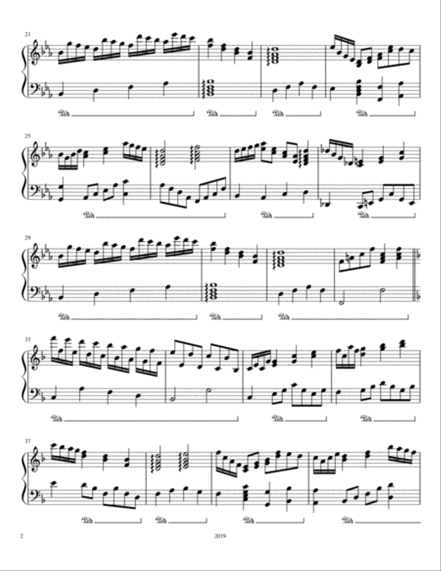 Winter in Nova Scotia Winter in Nova Scotia Piano Solo scores gallery preview page 2
