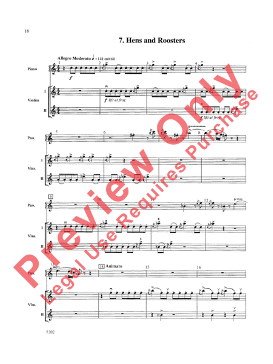 Carnival of the Animals Carnival of the Animals String Orchestra scores gallery preview page 19