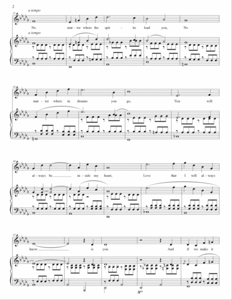 We Will Always Walk Together Voice scores gallery preview page 3